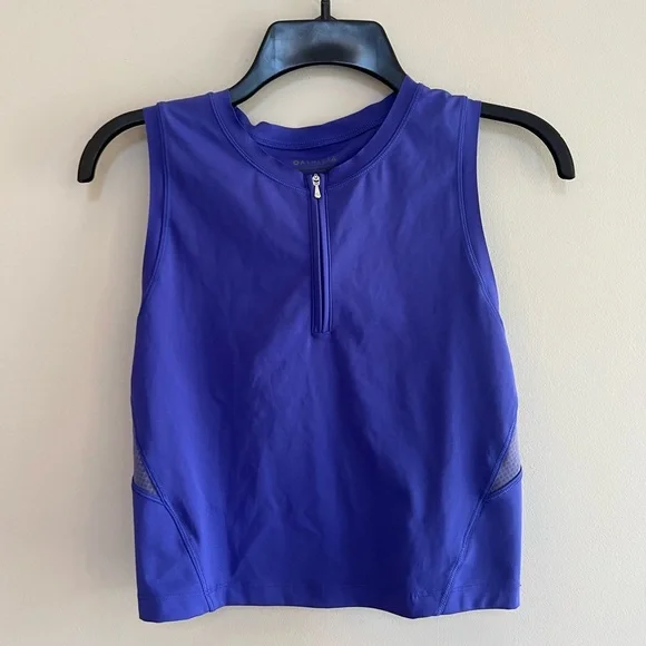 Athleta Advantage Zip Up Tank in Lazurite Blue Purple, size S - Picture 3 of 8